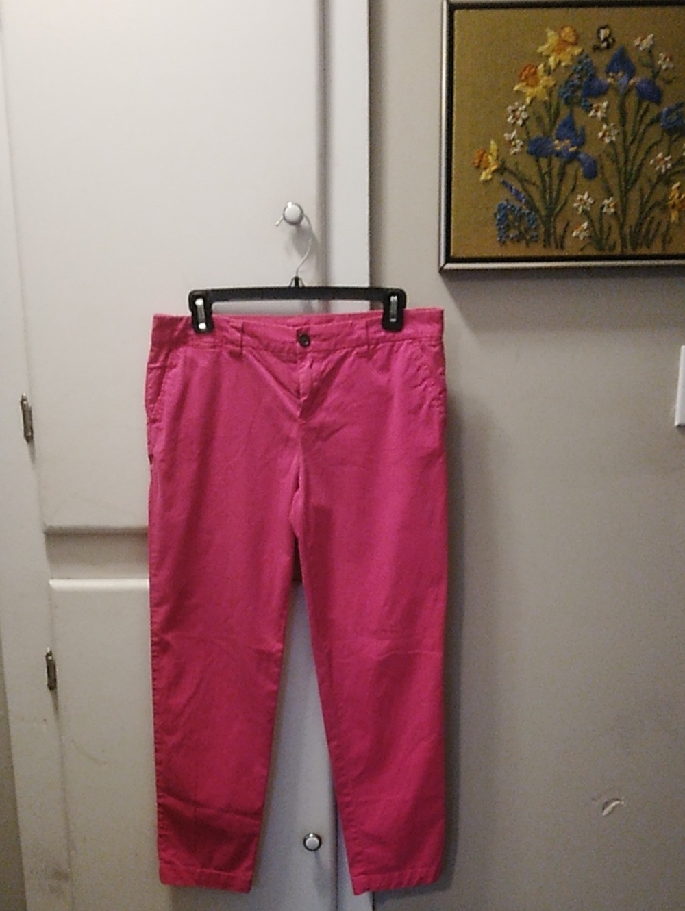 GAP Bright Pink Ankle Chinos